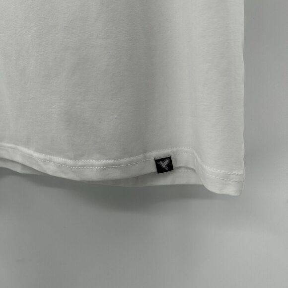 BIRDDOGS Men's White Blue Red Floral Bird Graphic Print T-Shirt Size Medium - Picture 5 of 7